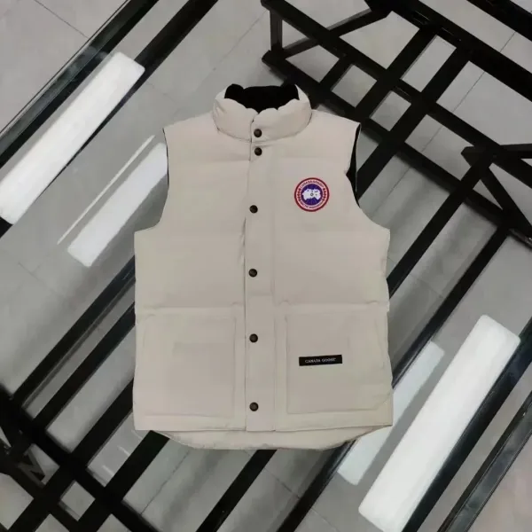 Canada Goose Freestyle Vest Beige Down Vest - 1