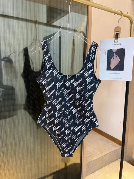 Fendi x Karl Lagerfeld Rainbow Marilyn Monogram Swimsuit - 9