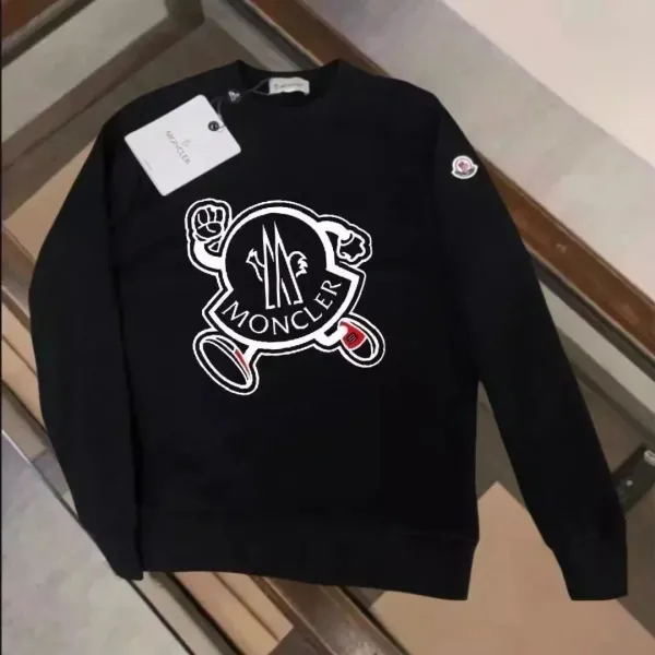 Moncler Genius x Fragment Design Bear Logo Black Hoodie - 1