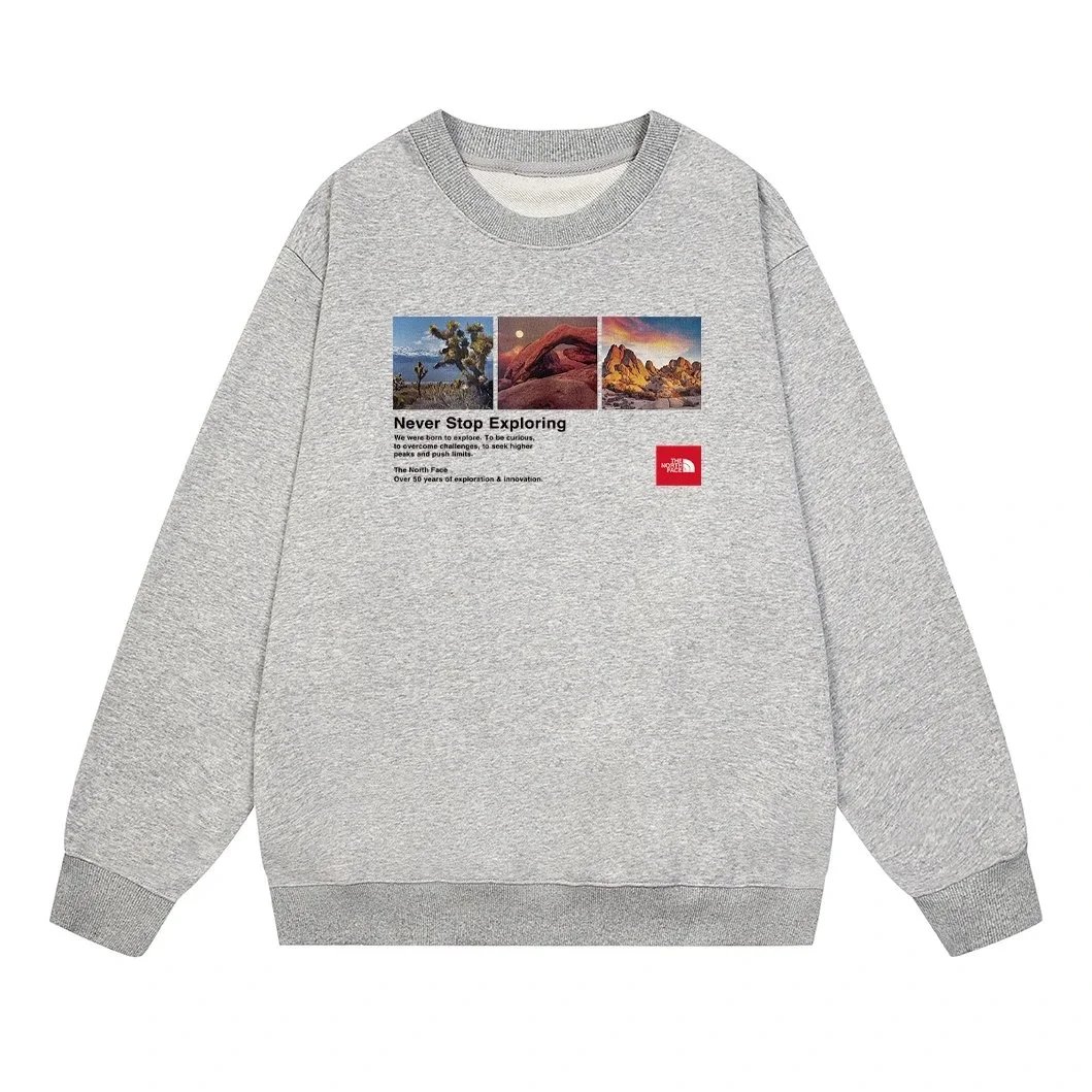 The North Face Mountain Print Hoodie White - 5