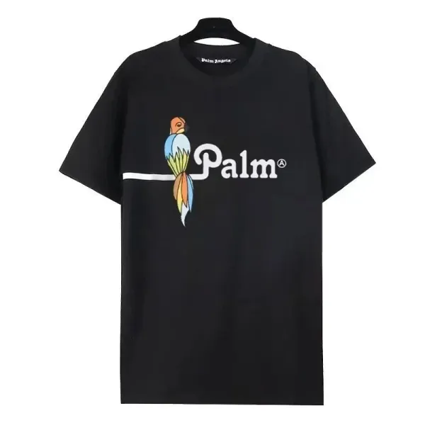 Palm Angels Speedboat Print Black T-Shirt - 9
