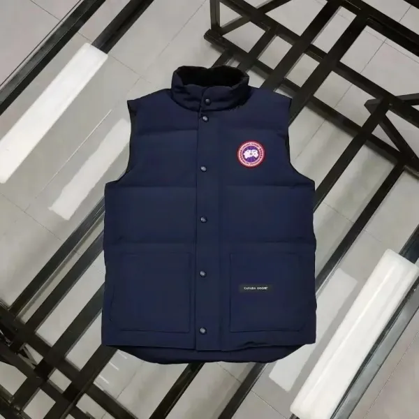 Canada Goose Crofton Vest Navy Blue Down Vest - 1
