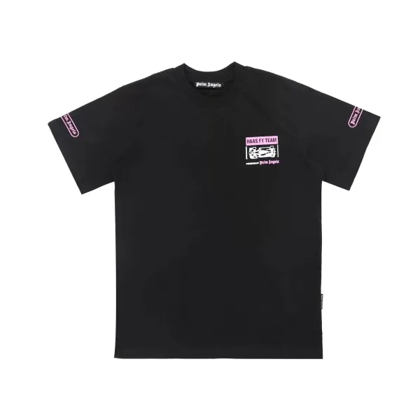Palm Angels Speedboat Print Black T-Shirt - 13
