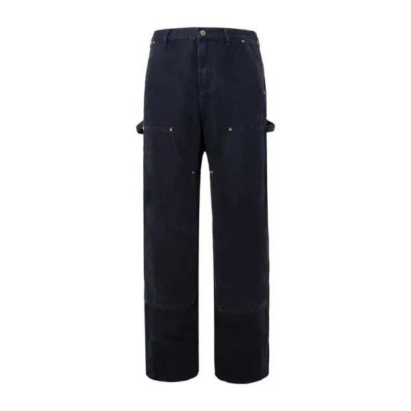 Design Utility Workwear Jeans Navy Blue Jeans - 6