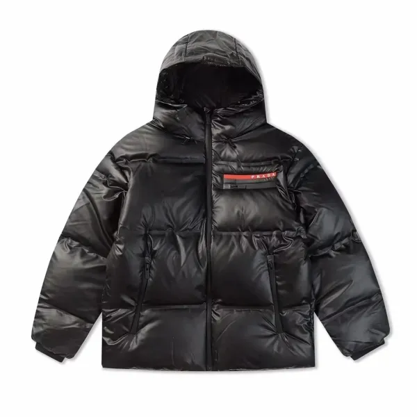 Prada Re-Nylon Down Jacket Black - 1