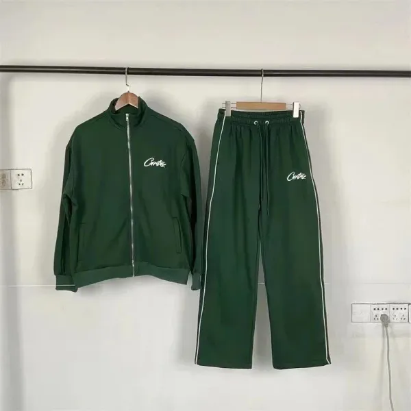 Corteiz Track Suit Army Green Tracksuit - 1