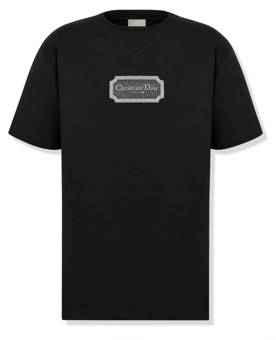 Dior Christian Dior Couture Embroidered Logo T-Shirt White - 5