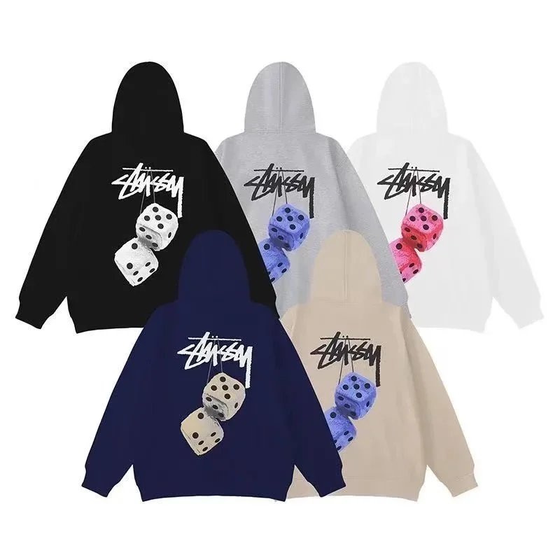 Stüssy Dice Print Hoodie Black - 5