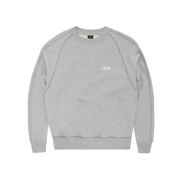 Corteiz Raglan Sweatshirt Gray - 1