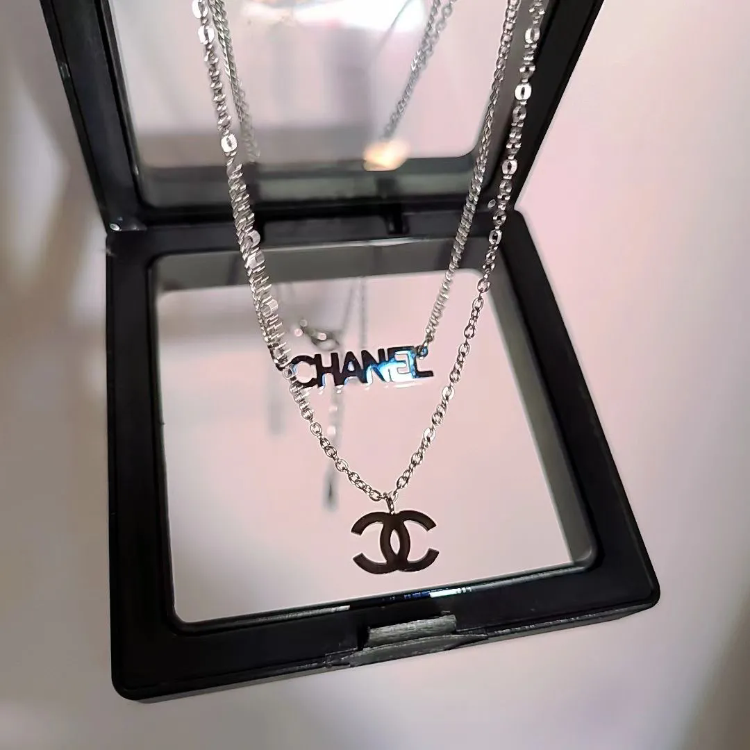 Chanel CC Logo Neckl