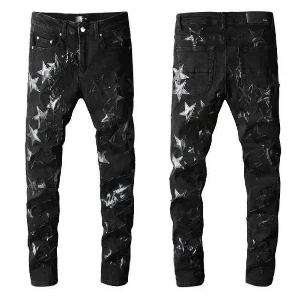 Design Utility Workwear Jeans Navy Blue Jeans - 8