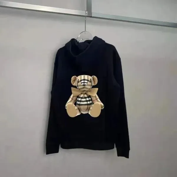 Burberry Thomas Bear Hoodie Black - 1