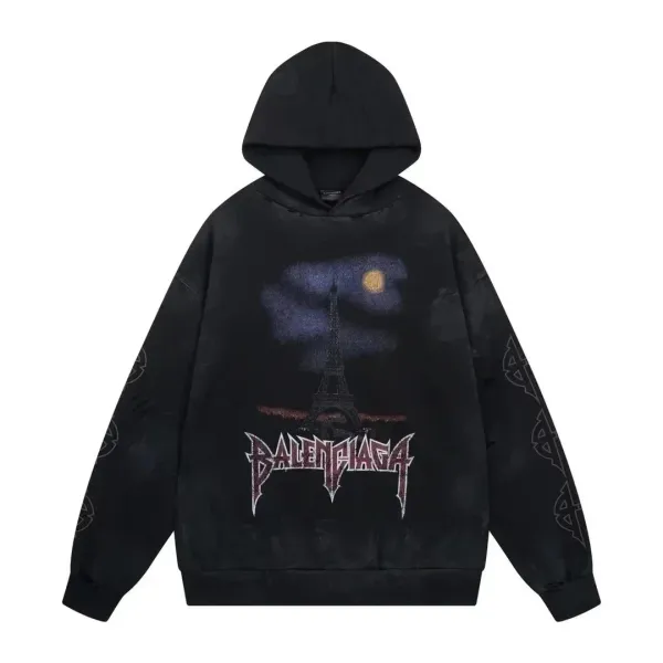 Balenciaga Collegiate Hoodie White - 9