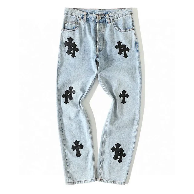 Chrome Hearts Cross Patch Jeans