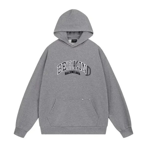 Balenciaga Collegiate Hoodie White - 12