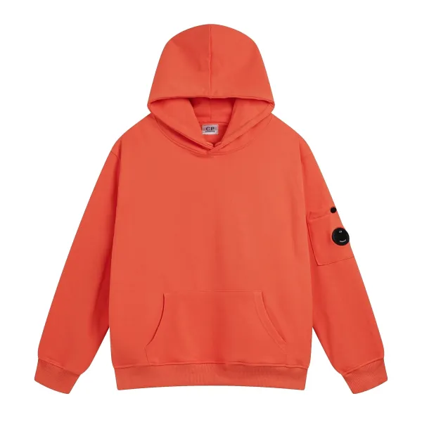 C.P. Company Logo Print Gray Hoodie - 10