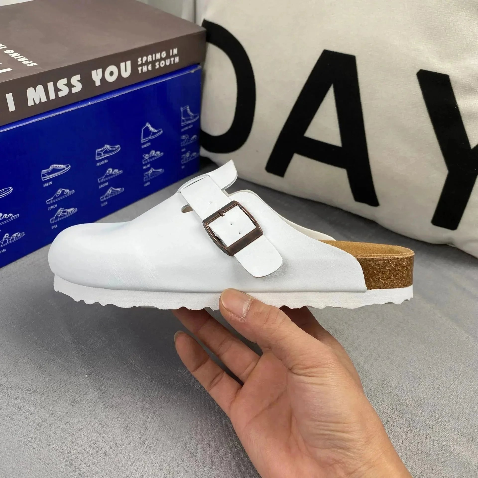 Birkenstock Slippers Boston Buckle Clogs — 08