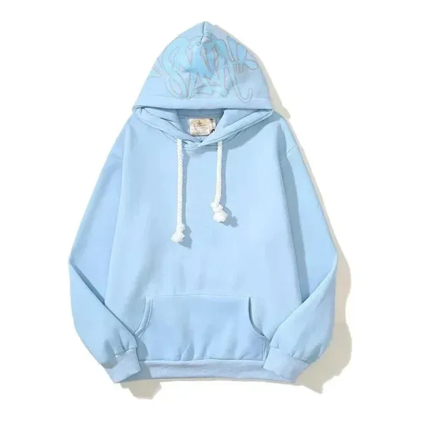 Design Graffiti Hoodie Red - 8