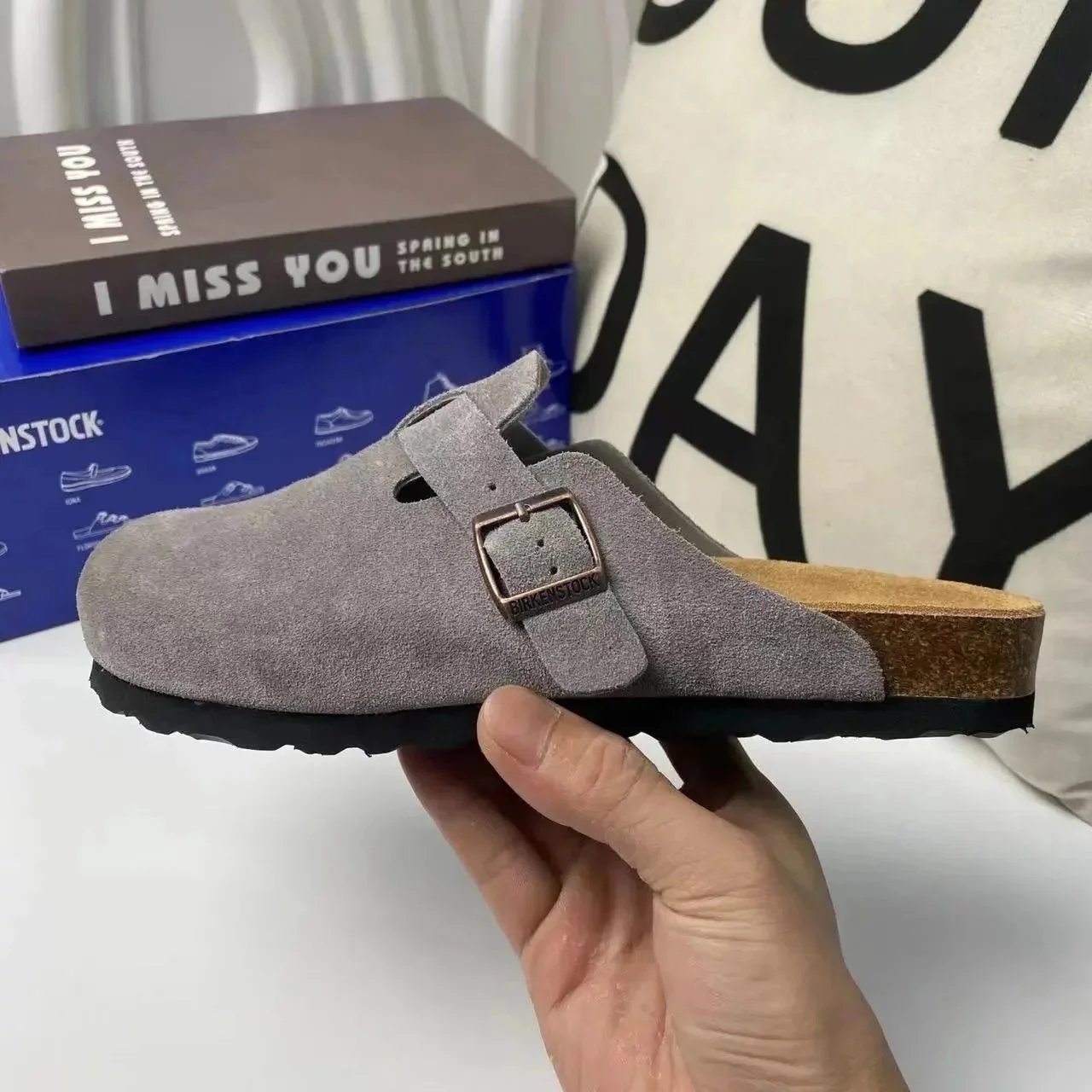 Birkenstock Slippers Boston Buckle Clogs — 07