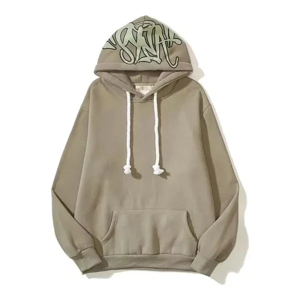 Design Graffiti Hoodie Red - 7
