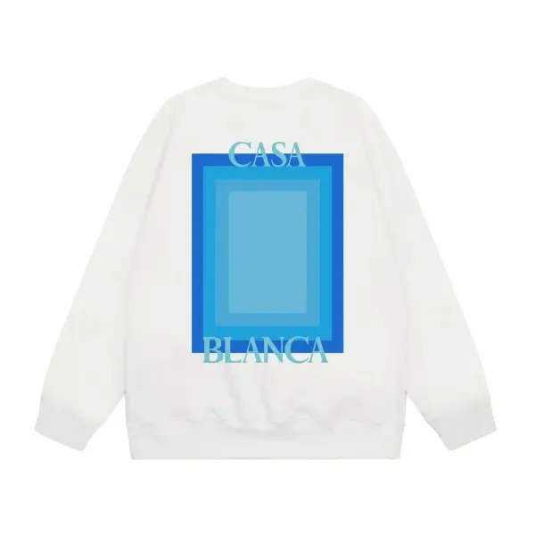 Casablanca Tennis Club Graphic Hoodie White - 7