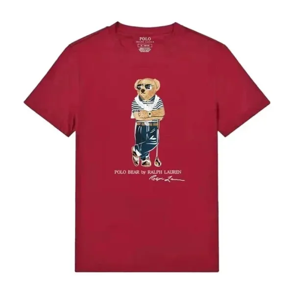 Ralph Lauren Polo Bear Graphic Red T-Shirt - 1