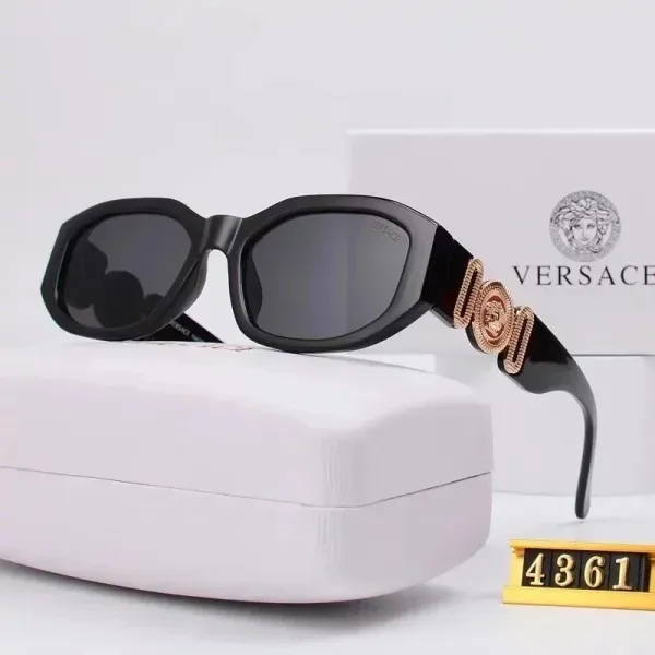 Versace Medusa Icon Black Acetate Sunglasses - 1