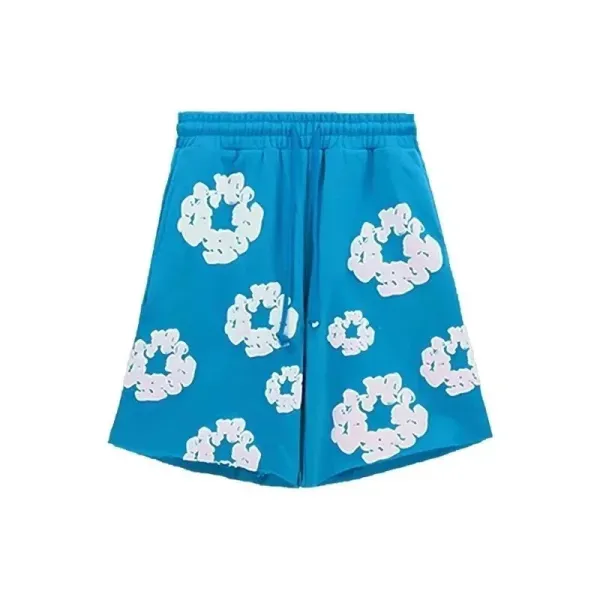 Maison Margiela Tabi-Print Blue Shorts - 1