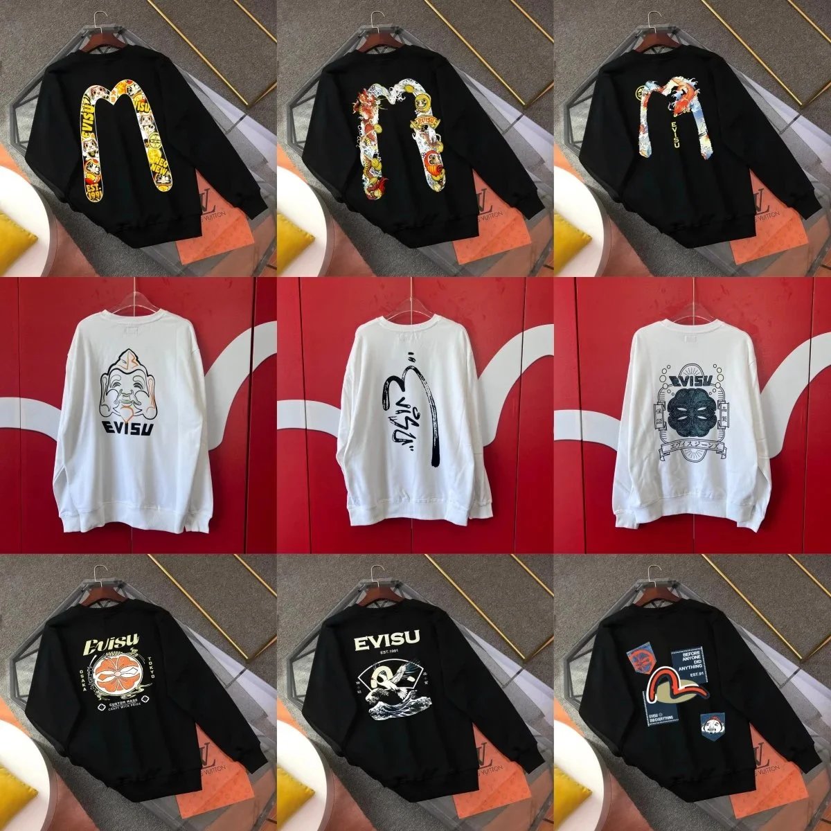 Evisu Sweatshirts [39 styles]