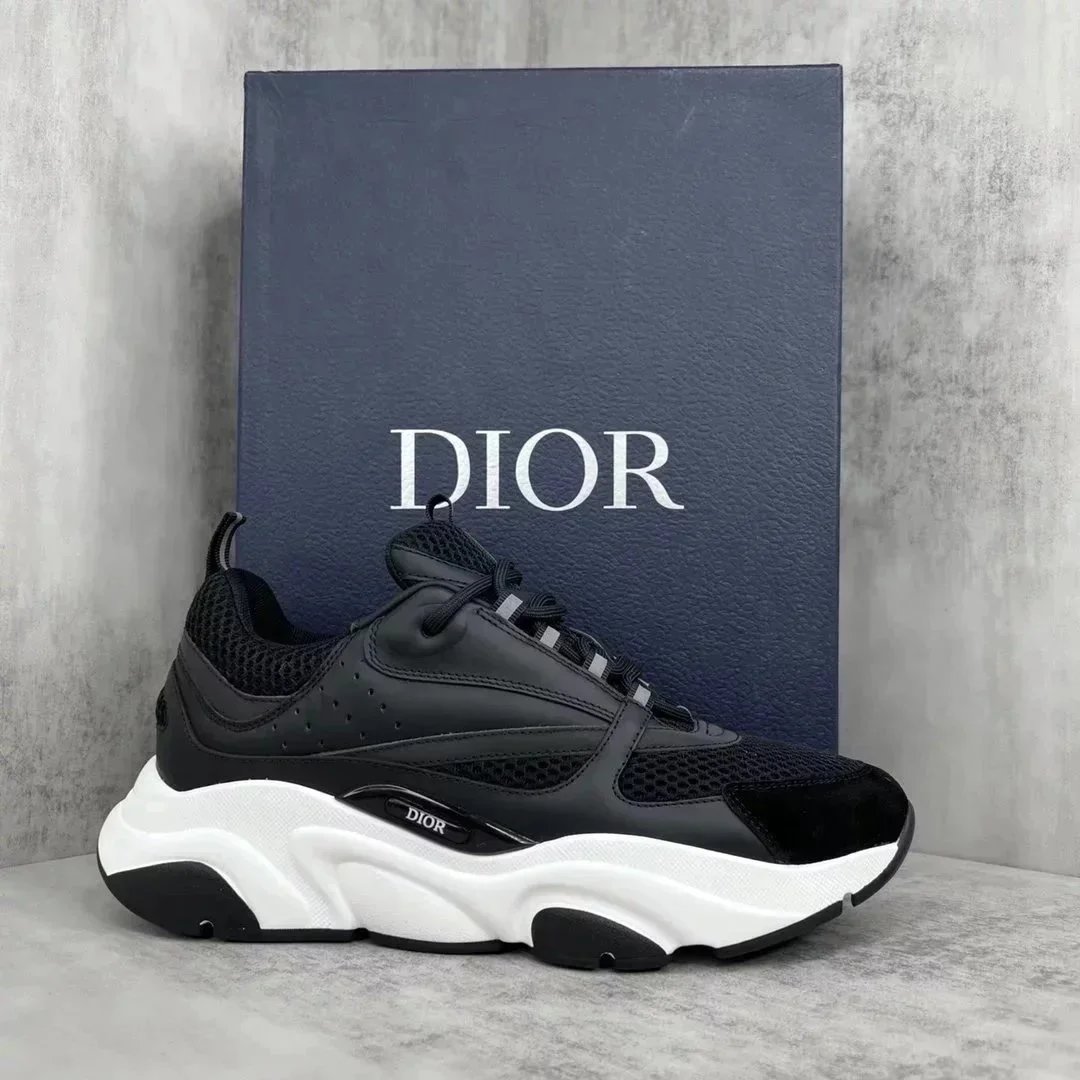 Dior B23 Low Multicolor Chunky Sneakers - 12