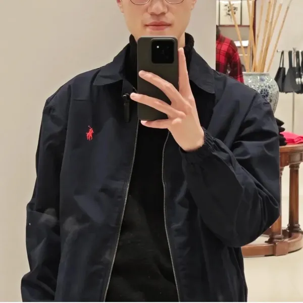 Polo Ralph Lauren Classic Cotton Twill Jacket Navy Outerwear - 5