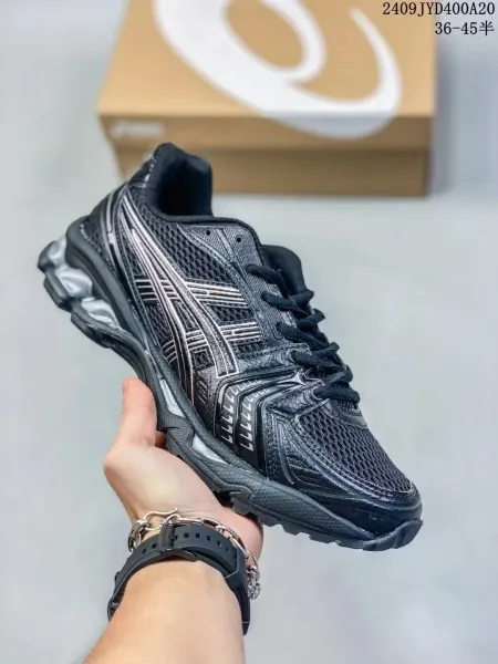 Asics Gel-Kayano 14 Silver Blue Running Shoes - 9