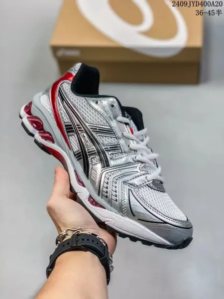 Asics Gel-Kayano 14 Silver Blue Running Shoes - 11