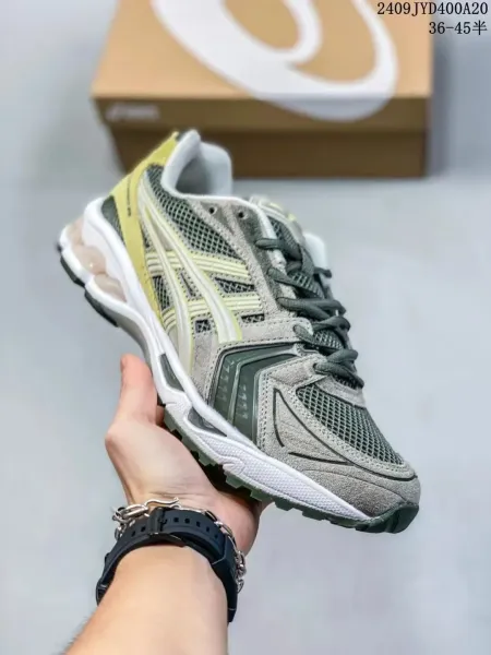 Asics Gel-Kayano 14 Silver Blue Running Shoes - 12