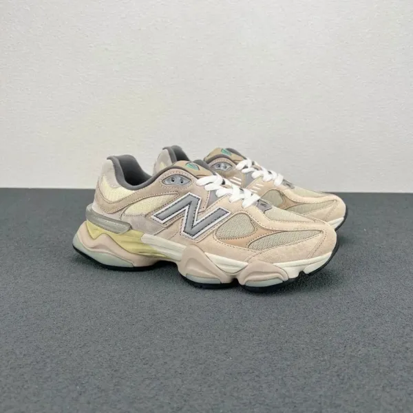 New Balance 9060 Peach Cream Chunky Sneakers - 3