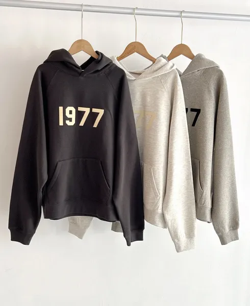 1977 Brand Hoodie and Sweatpants Set Charcoal Gray Tracksuit - 3