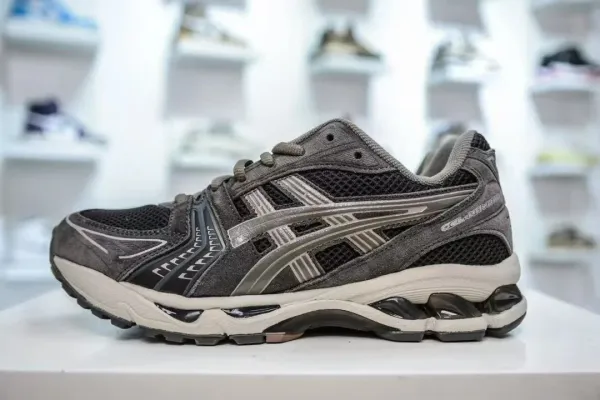 Asics Gel-Nimbus 14 Gray Black Running Shoes - 1