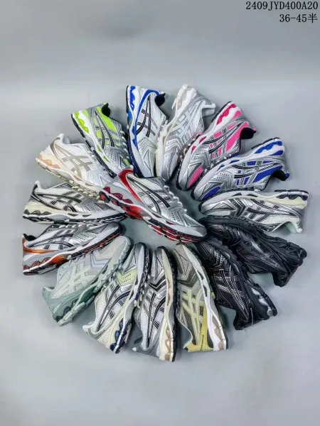 Asics Gel-Kayano 14 Silver Blue Running Shoes - 3