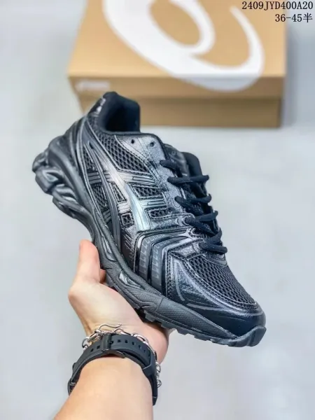 Asics Gel-Kayano 14 Silver Blue Running Shoes - 4