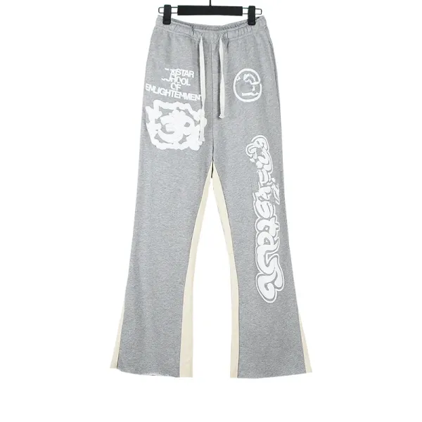 A Bathing Ape x Star School of Enlightenment Gray Flare Sweatpants - 1