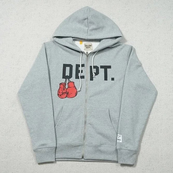 GA hoodie, hoodie, zipper, boxer gloves, DE letter 25B