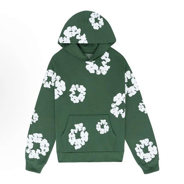 TOP Stock X cactus denim tears wreath sweatpants460克重磅100%纯棉发泡卫衣男女同款 黑色 灰色 蓝色 绿色 咖啡色 S-XL  714