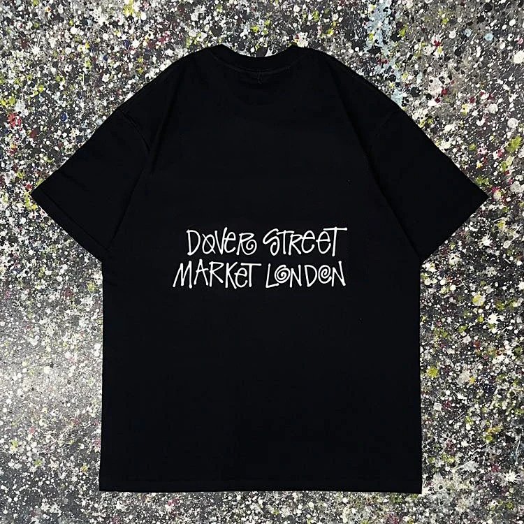 stu圆筒短袖T恤 颜色：黑色、白色 码数S、Ｍ、L、XL、XXL   STU51