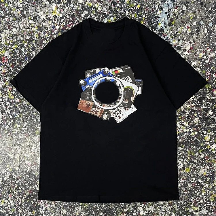 stu圆筒短袖T恤 颜色：白色、黑色 码数S、Ｍ、L、XL、XXL   STU67