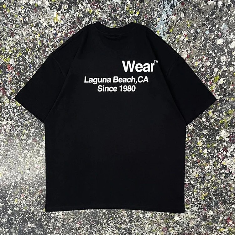 stu圆筒短袖T恤 颜色：黑色、白色、 码数S、Ｍ、L、XL、XXL   STU38