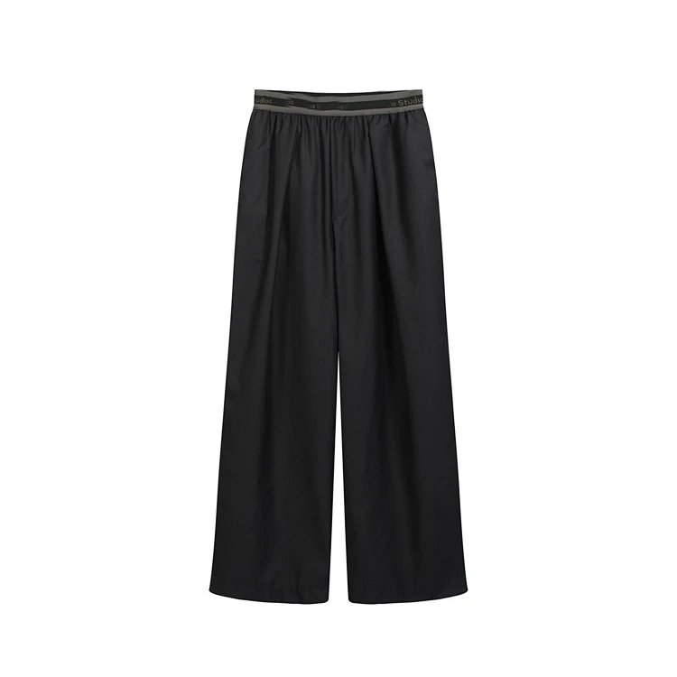 AC 薄款阔腿长裤 黑色 S-XL  7606#
