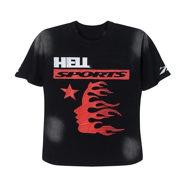 Hellstar Studios Family Tee 洗水纯棉短袖T恤  洗水黑 码数S-M-L-XL  HT558
