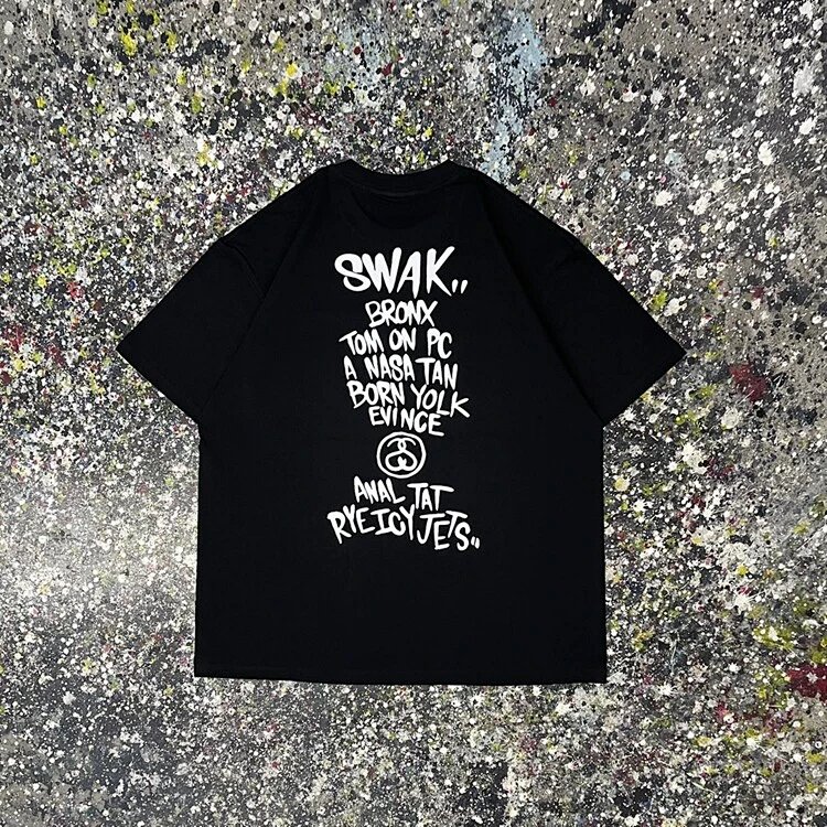 stu 手掌印花圆筒短袖T恤 颜色：黑色、白色、藏青 码数S、Ｍ、L、XL、XXL   STU35