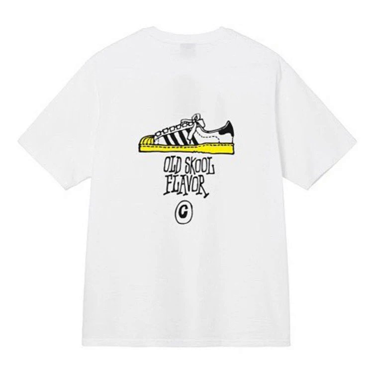 stu鞋子印花圆筒短袖T恤 颜色：黑色 白色 藏青 码数S Ｍ L XL XXL   STU24