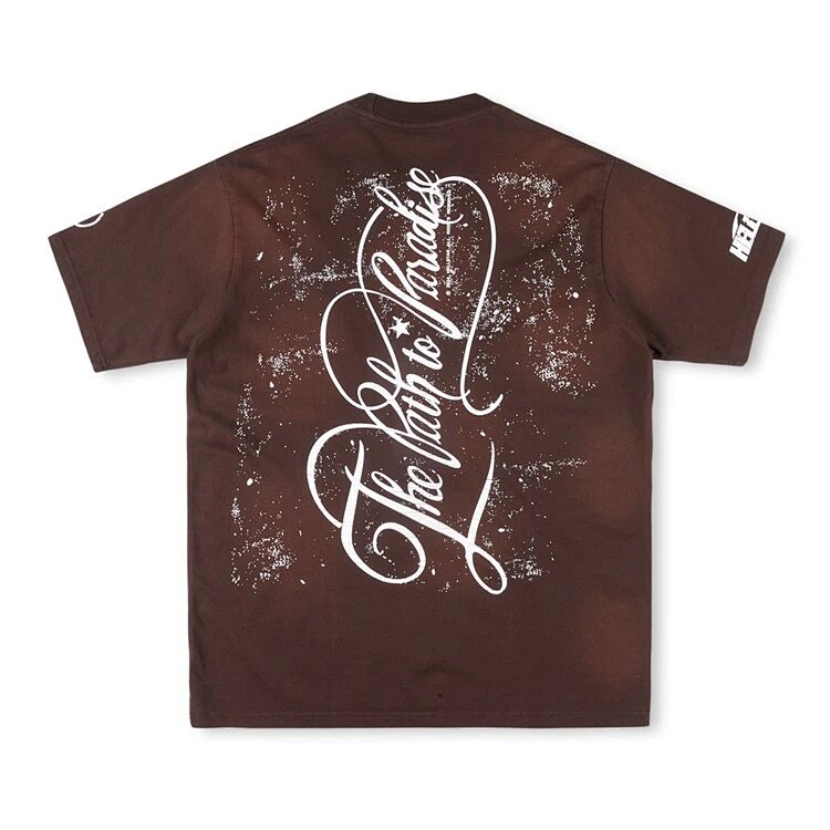 Hellstar Studios ellstar Cherubs T-shirt 小天使休闲短袖 咖色 S-XL  HT06